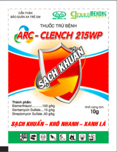 Thuốc trừ bệnh Arc-Clench 215WP – Hiệu Sạch Khuẩn